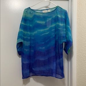 Chico’s sheer top size 2 NWT